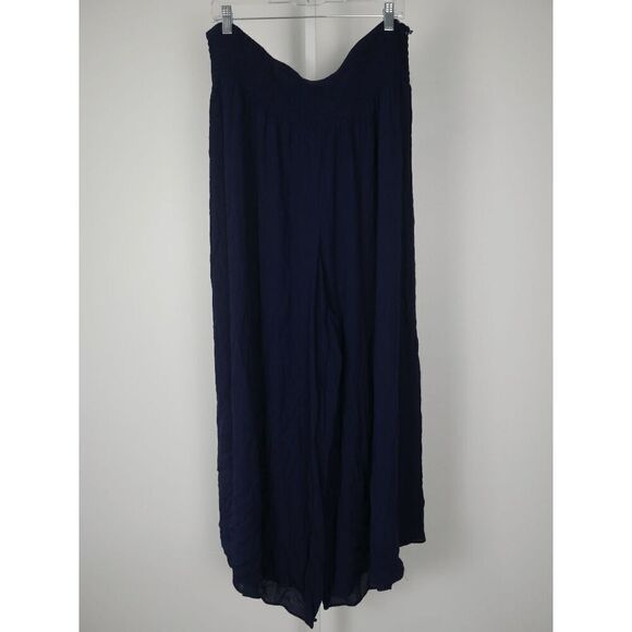 Vince Camuto Navy Wide Leg Pants - Picture 2 of 9